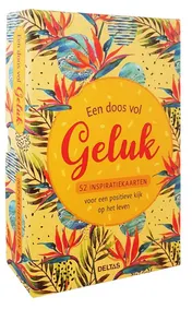 Omslag van Een doos vol geluk - 52 inspiratiekaarten