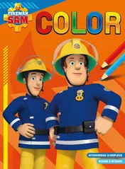 Omslag van Brandweerman Sam Color kleurblok / Sam le pompier Color bloc de coloriage