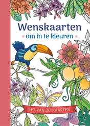 Omslag van Wenskaarten om in te kleuren