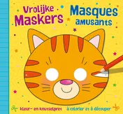 Omslag van Vrolijke maskers - kleur- en knutselpret (4+) / Masques amusants – à découper et à colorier (4+)