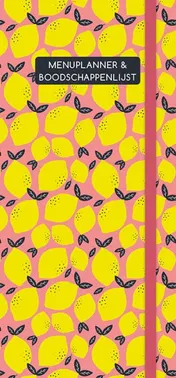 Omslag van Menuplanner & boodschappenlijst - Lemons