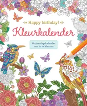 Omslag van Happy birthday! Kleurkalender
