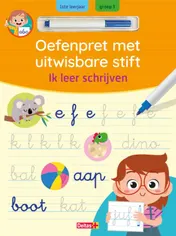Omslag van Oefenpret met uitwisbare stift - Ik leer schrijven