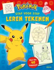 Omslag van Pokémon - Stap voor stap leren tekenen