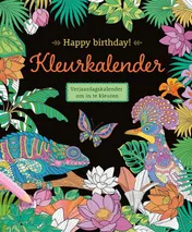Omslag van Happy birthday! Kleurkalender