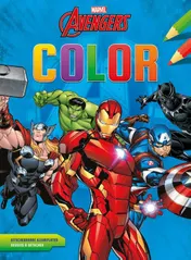 Omslag van Marvel Avengers Color kleurblok / Marvel Avengers bloc de coloriage