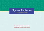 Omslag van Mijn studieplanner - groen