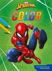 Omslag van Marvel Spider-Man Color kleurblok / Marvel Spider-Man Color bloc de coloriage