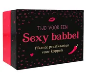 Omslag van Tijd voor een sexy babbel - Pikante praatkaarten voor koppels
