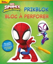 Omslag van Marvel Spidey and his amazing friends prikblok / Marvel Spidey and his amazing friends bloc à perforer