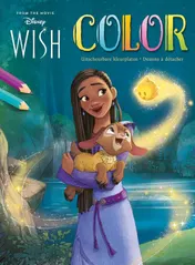 Omslag van Disney Color Wish kleurblok / Disney Color Wish bloc de coloriage