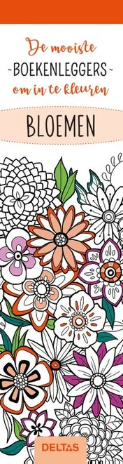 Omslag van De mooiste kleurboekenleggers om in te kleuren - Bloemen