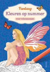 Omslag van Kleuren op nummer voor volwassenen Fantasy