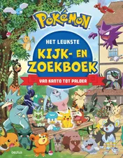 Omslag van Pokémon het leukste kijk- en zoekboek van Kanto tot Paldea