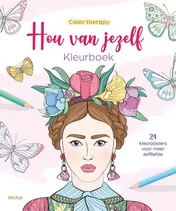 Omslag van Color therapy Hou van jezelf Kleurboek