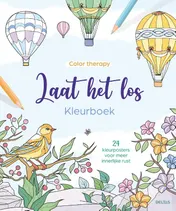 Omslag van Color therapy Laat het los Kleurboek