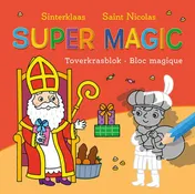 Omslag van Sinterklaas toverkrasblok / Saint-Nicolas Super Magic Bloc Magique