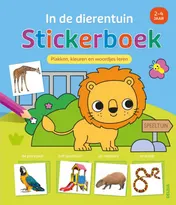 Omslag van In de dierentuin Stickerboek