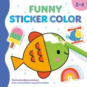 Omslag van Funny Sticker Color (2-4 j.) / Funny Sticker Color (2-4a.)