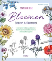 Omslag van Stap voor stap bloemen leren tekenen