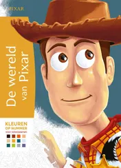 Omslag van De wereld van Pixar kleuren op nummer voor volwassenen