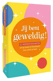 Omslag van Jij bent geweldig! - 52 inspiratiekaarten
