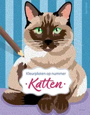 Omslag van Katten - Kleurplaten op nummer