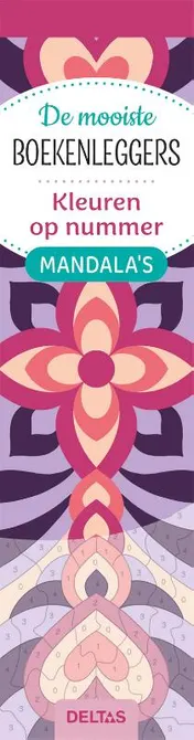 Omslag van De mooiste kleurboekenleggers Kleuren op nummer - Mandala's