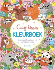 Omslag van Cozy kisses kleurboek