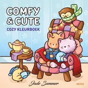 Omslag van Comfy & Cute - Cozy kleurboek Jade Summer