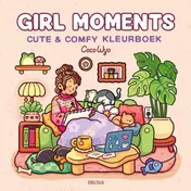 Omslag van Girl Moments Cute & Comfy kleurboek Coco Wyo