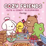 Omslag van Cozy Friends Cute & Comfy kleurboek Coco Wyo