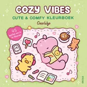 Omslag van Cozy Vibes Cute & Comfy kleurboek Coco Wyo