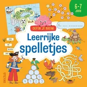 Omslag van Oefen je brein! Leerrijke spelletjes 6-7 jaar