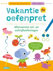 Omslag van Vakantie oefenpret - Allereerste tel- en schrijfoefeningen