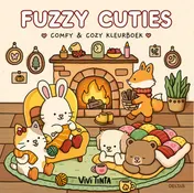 Omslag van Fuzzy Cuties Cute & Comfy kleurboek Vivi Tinta