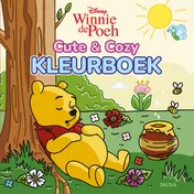 Omslag van Disney Cute & Cozy kleurboek Winnie de Poeh