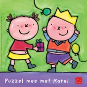 Omslag van Houten puzzel Karel is jarig