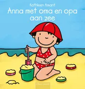 Omslag van Anna met oma en opa aan zee