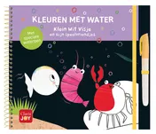 Omslag van Kleuren met water. Klein wit visje en zijn speelvriendjes