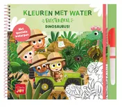 Omslag van Kleuren met water Dinosaurus
