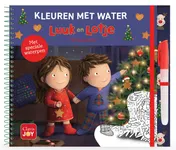 Omslag van Kleuren met water Het is Kerst met Luuk en Lotje