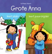 Omslag van Grote Anna leert skiën en Grote Anna leert paardrijden