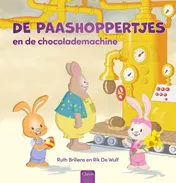 Omslag van De paashoppertjes en de chocolademachine