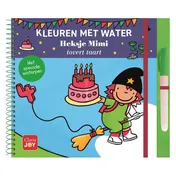 Omslag van Kleuren met water. Heksje Mimi tovert taart