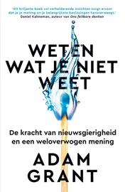 Omslag van Weten wat je niet weet
