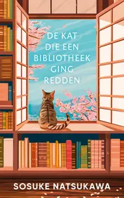 Omslag van De kat die een bibliotheek ging redden
