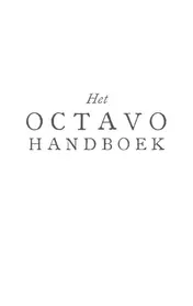 Omslag van Het octavo handboek