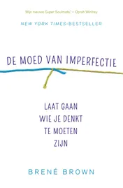 Omslag van De moed van imperfectie