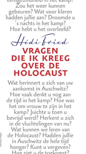 Omslag van Vragen die ik kreeg over de Holocaust